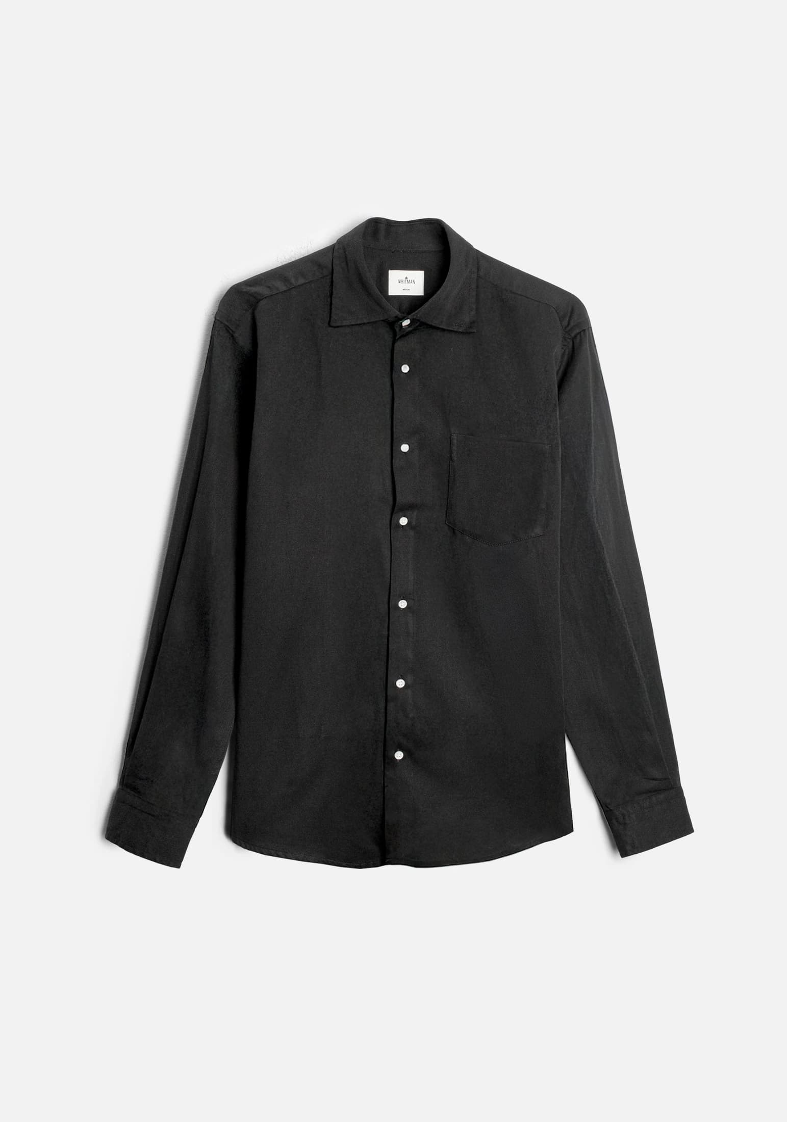 Camisa H CI Hamilton Tencel Negro - imagen 1