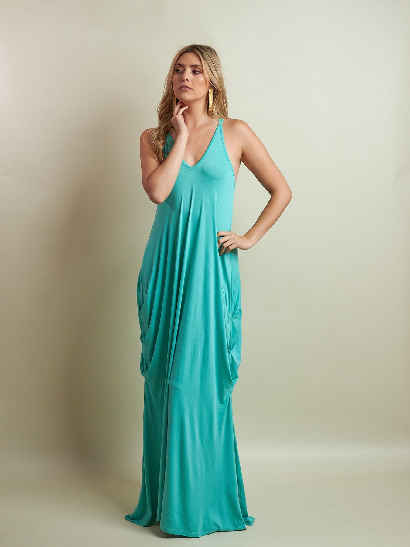 Vestido Elizabeth Verde Menta - imagen 5