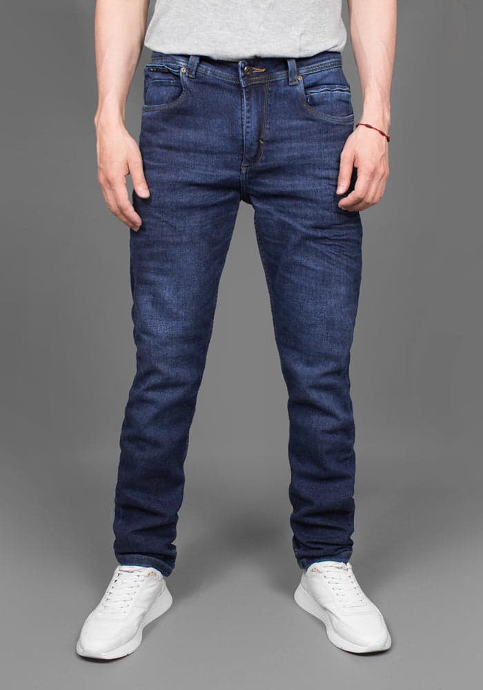 Jean para Hombre en Tono Azul Oscuro Marca Thunder
