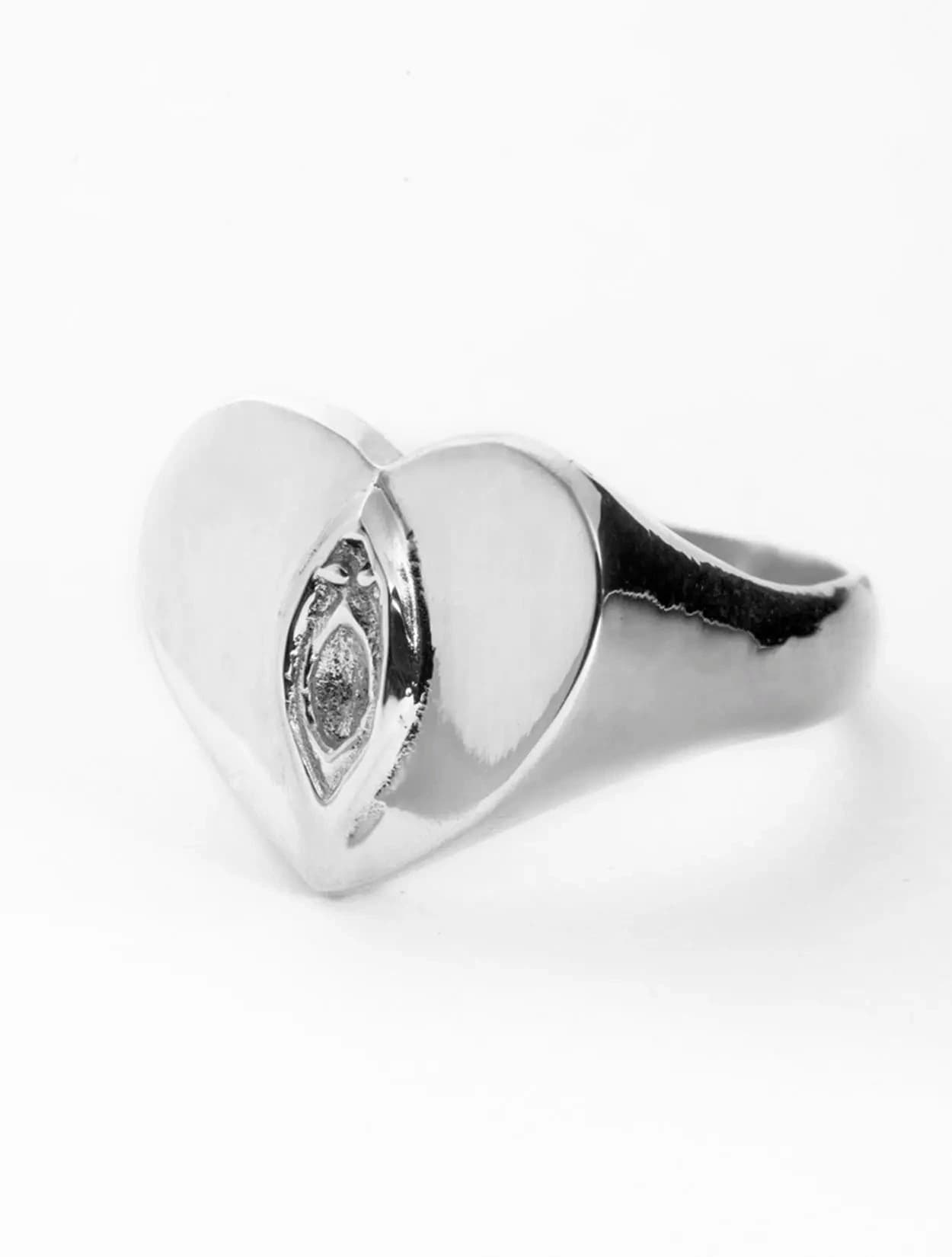ANILLO CORAZÓN VULVA - imagen 2