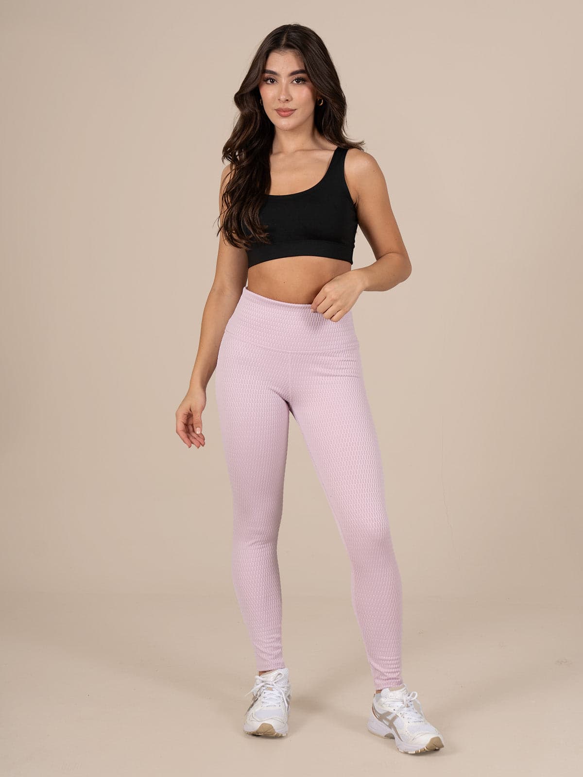 leggins dama dots palo de rosa - imagen 1