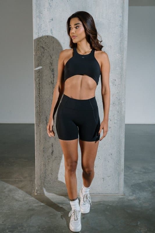 Half moon Sport bra Negro - imagen 4