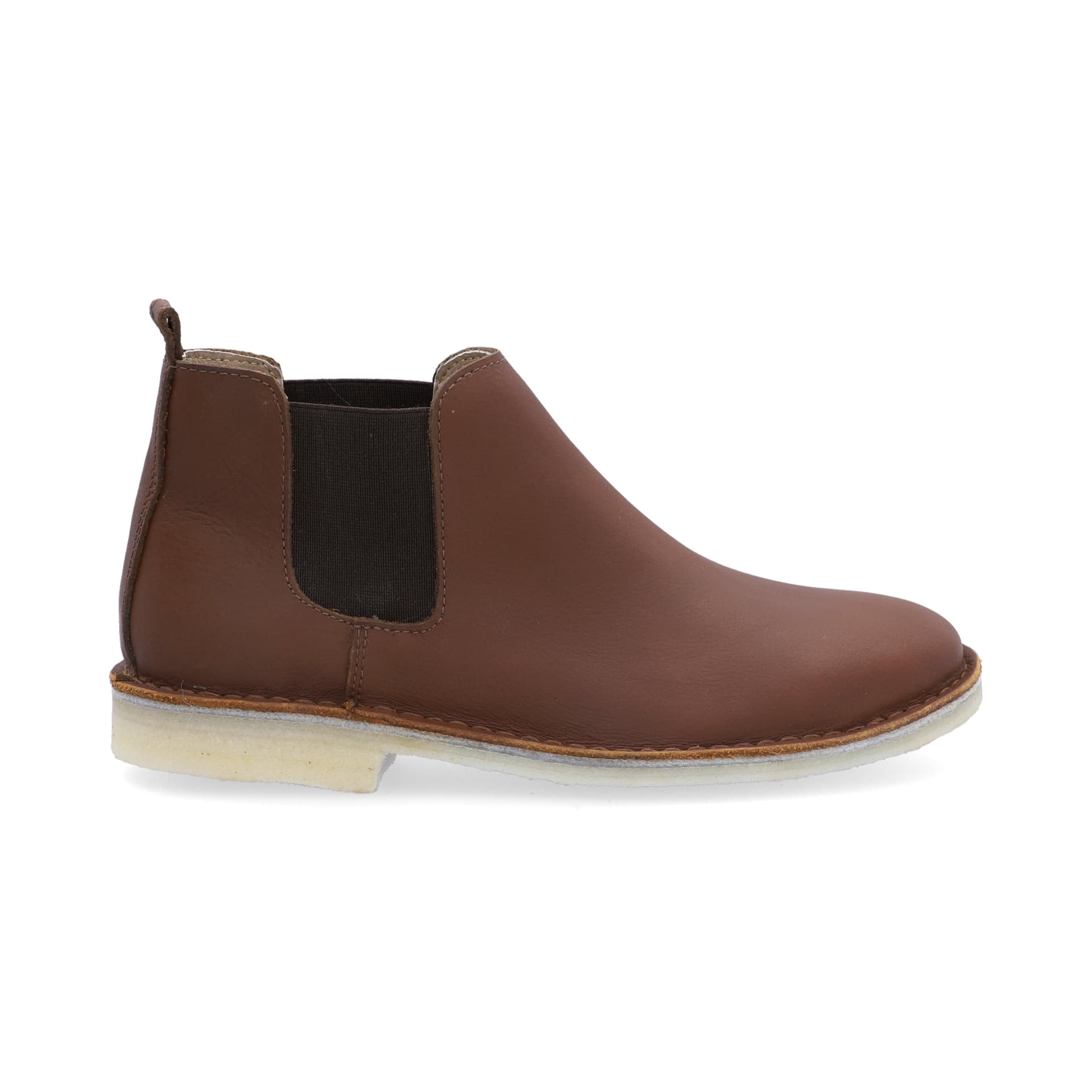 Botas Chelsea Cuero Mujer Miel - imagen 2