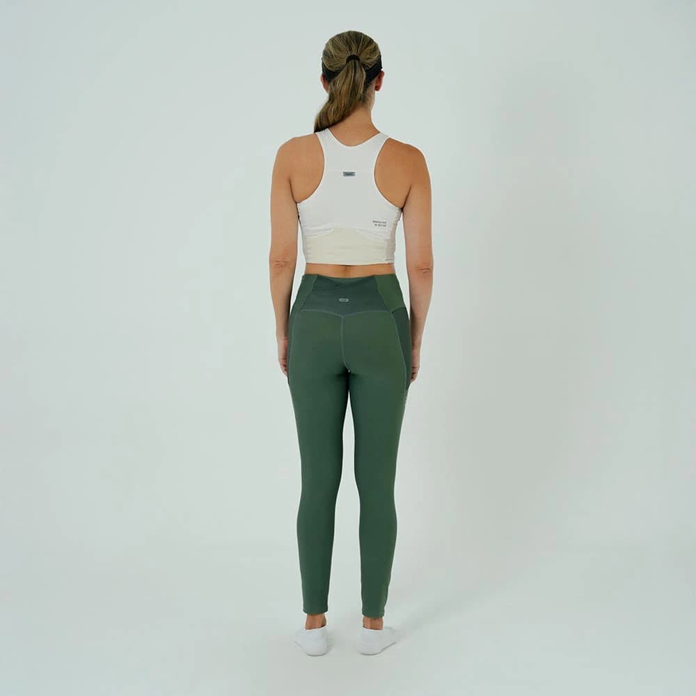 PANTALON RUNNING BIO ACTIVE OLIVA PARA MUJER - imagen 2