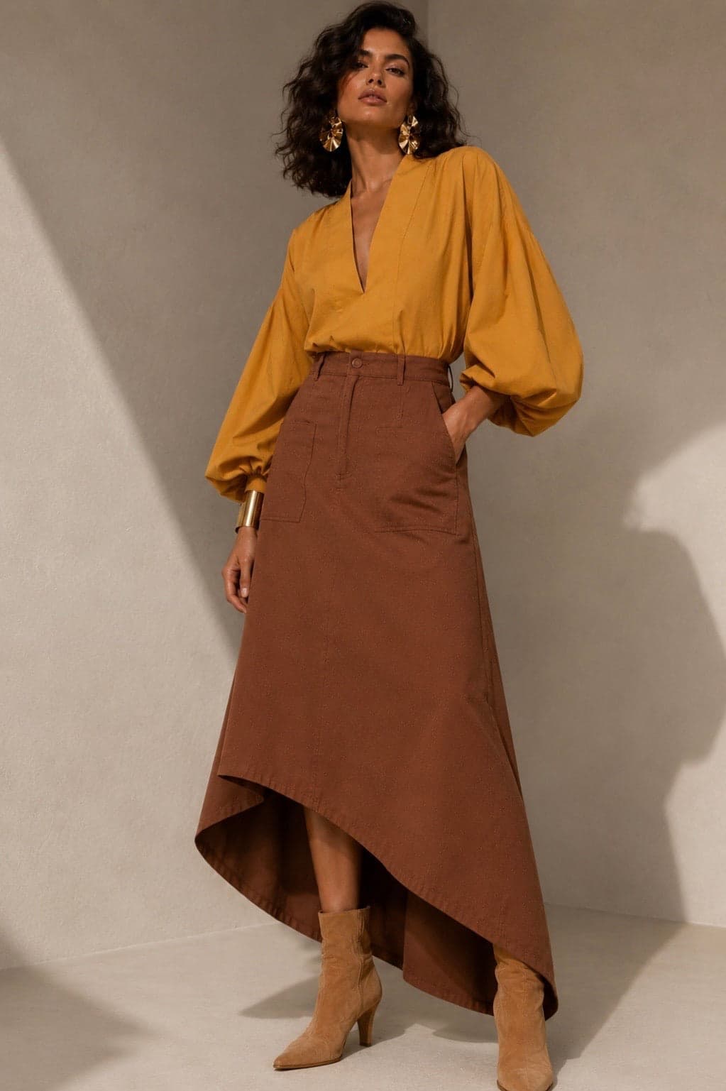 Blusa Polonia mostaza - imagen 5
