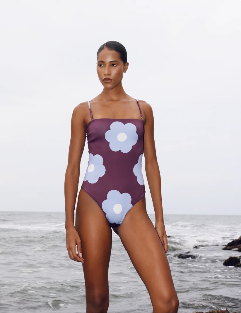 Enterizo Bold Flowers Doble Faz - imagen 3