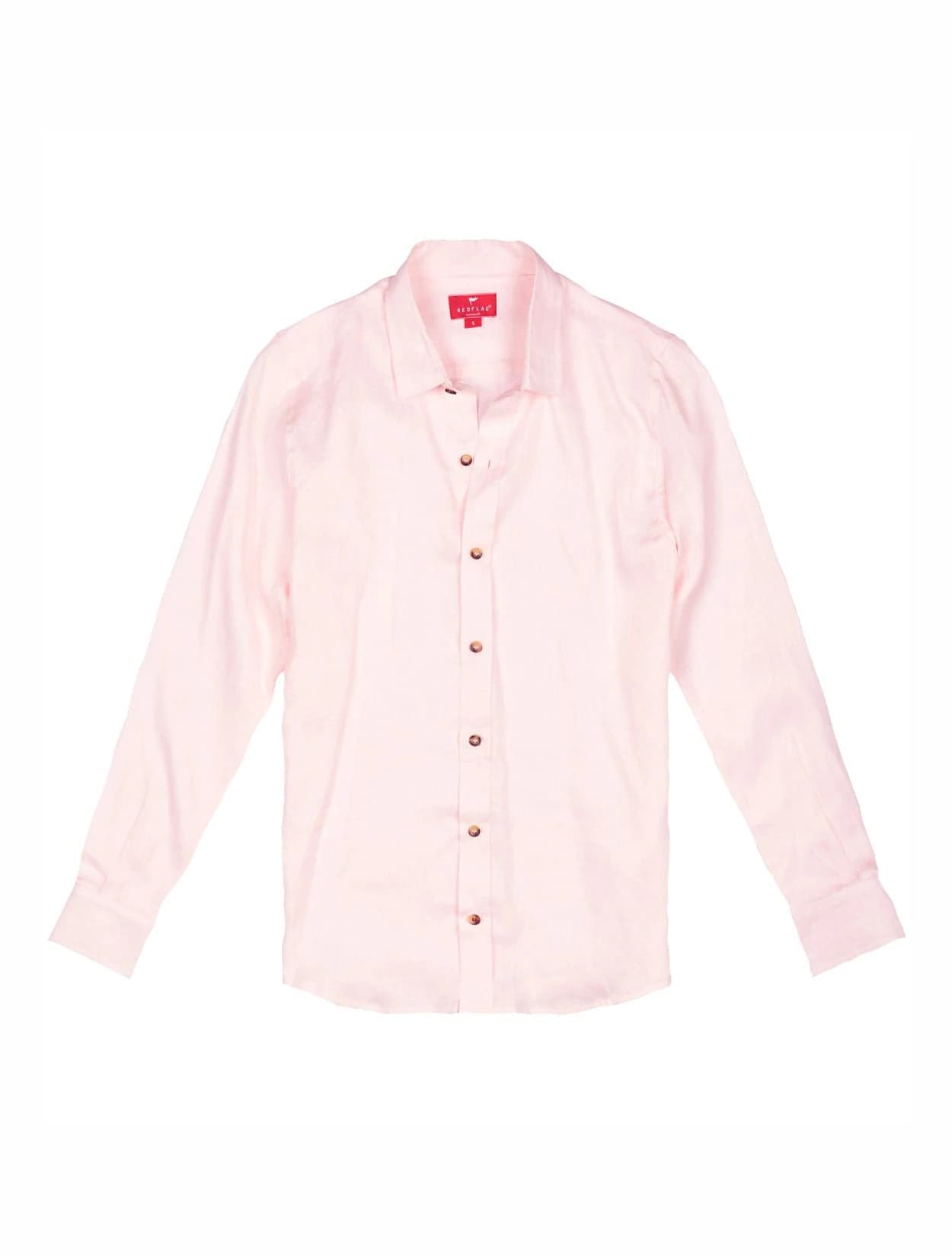 CAMISA DE LINO ROSADO - imagen 1