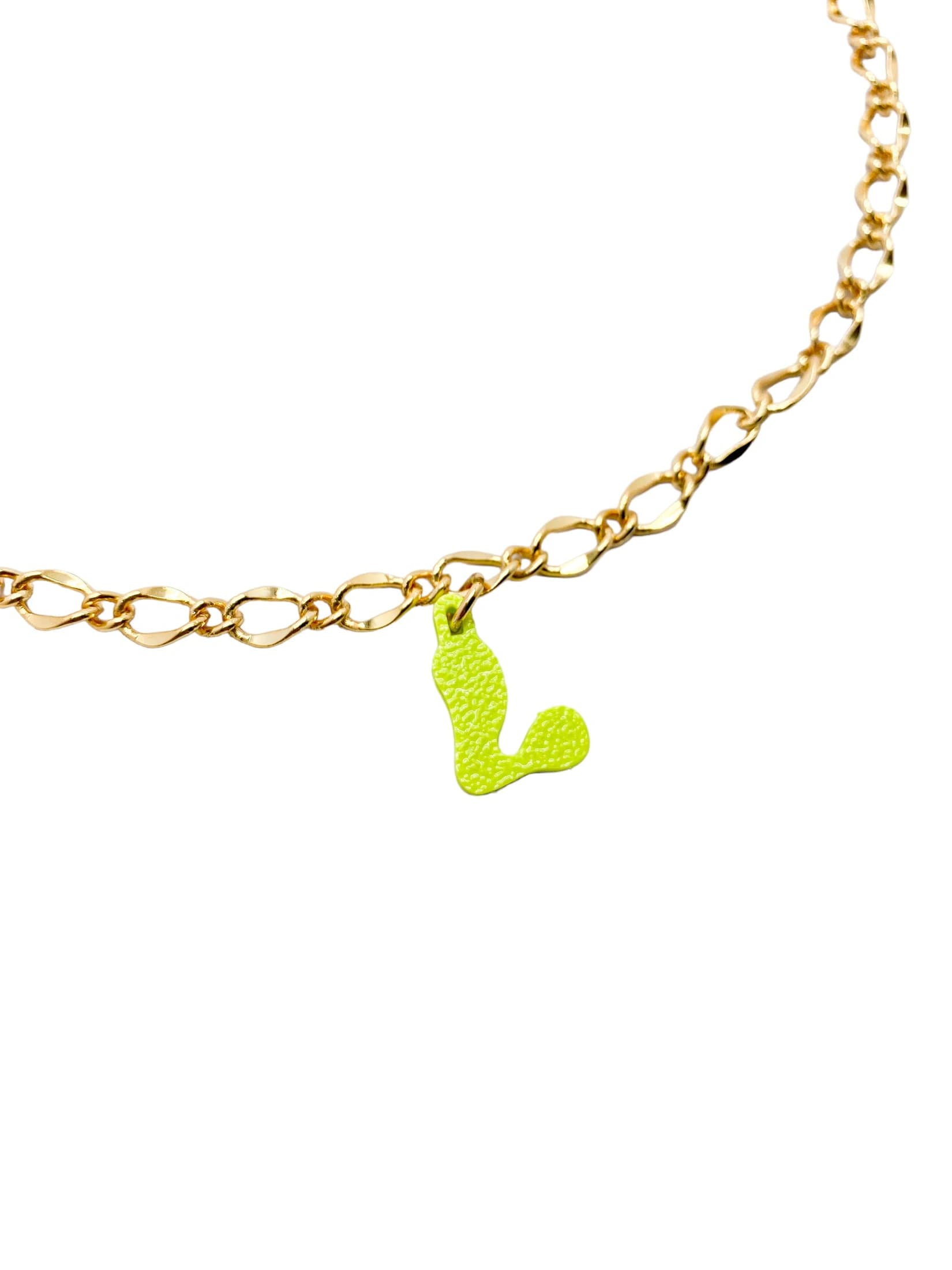 3D custom necklace 1 letter - imagen 2
