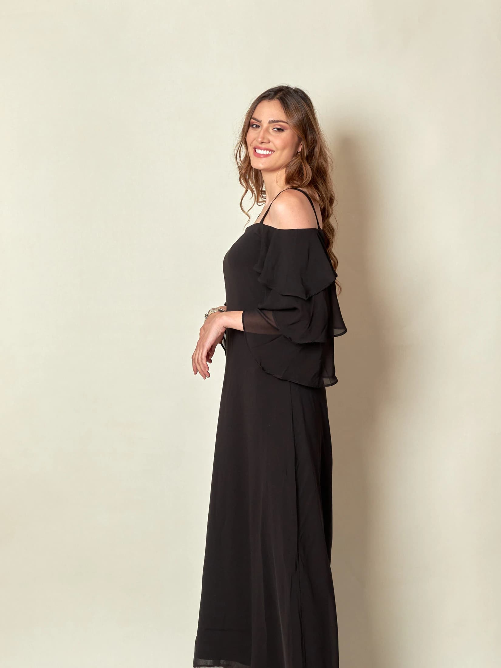 Vestido Sicilia Negro - imagen 3