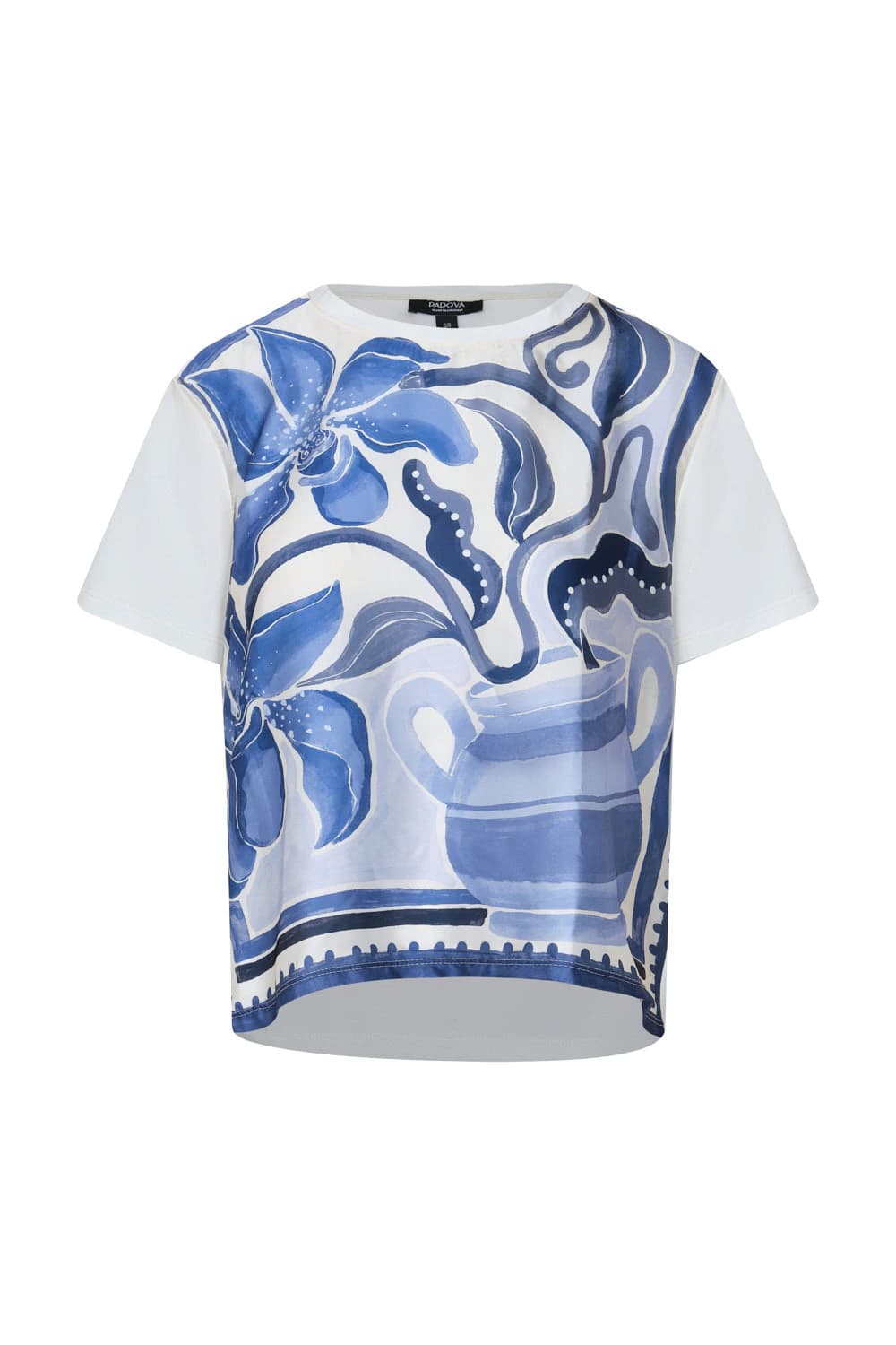 Camiseta lourdes navy natural - imagen 1