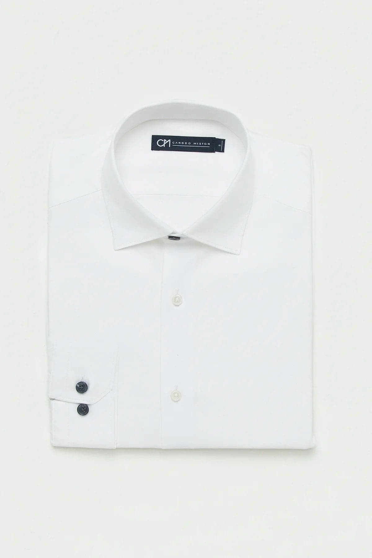 Camisa Sarga Algodón Blanco - imagen 5