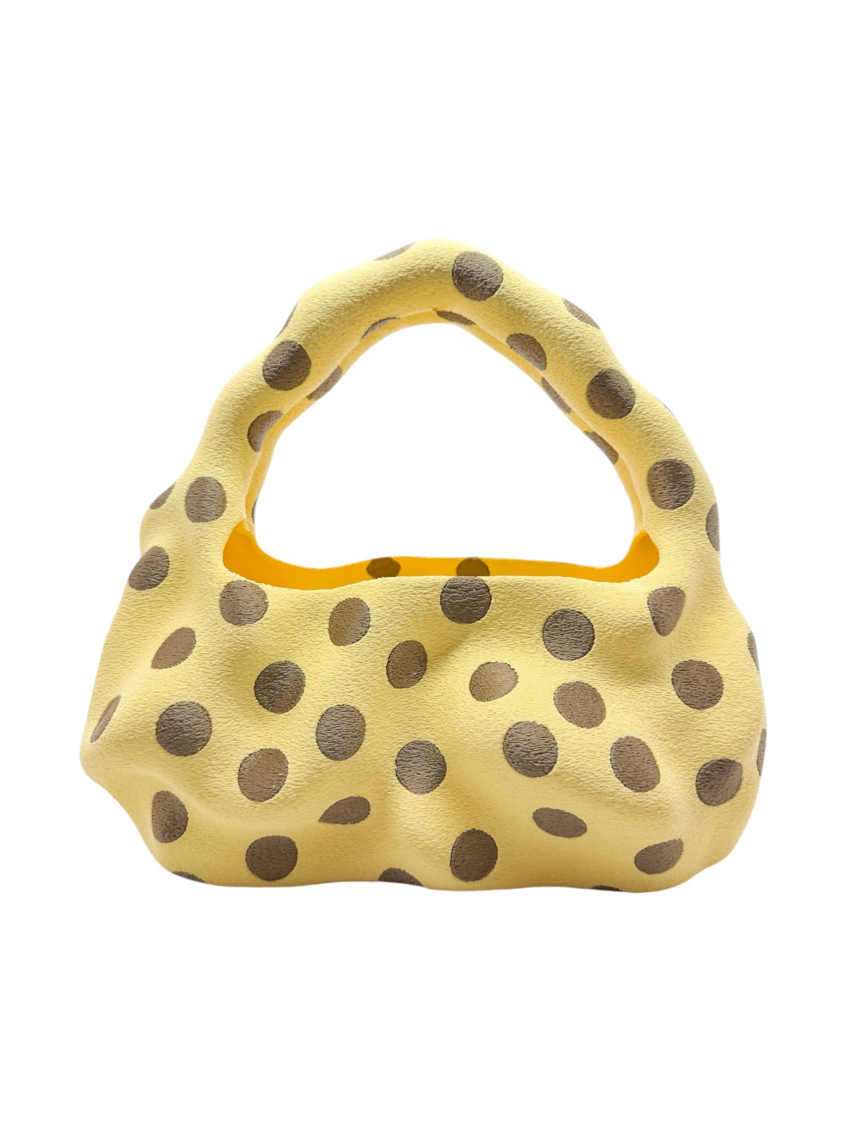 bolso grande cosmic water polka dots butter yellow - imagen 6