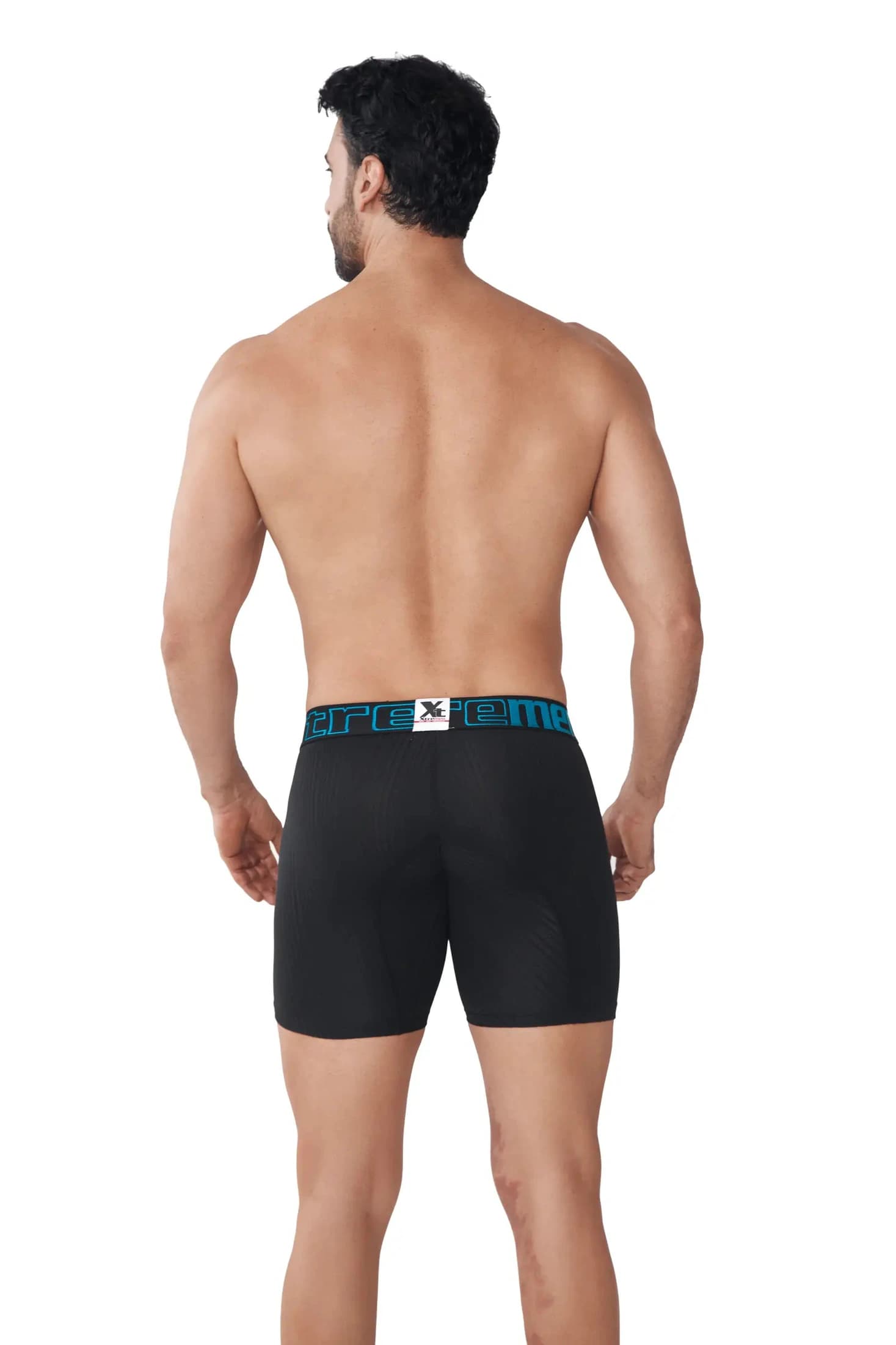 BOXER MICROFIBRA JACQUARD RAYAS NEGRO - imagen 3