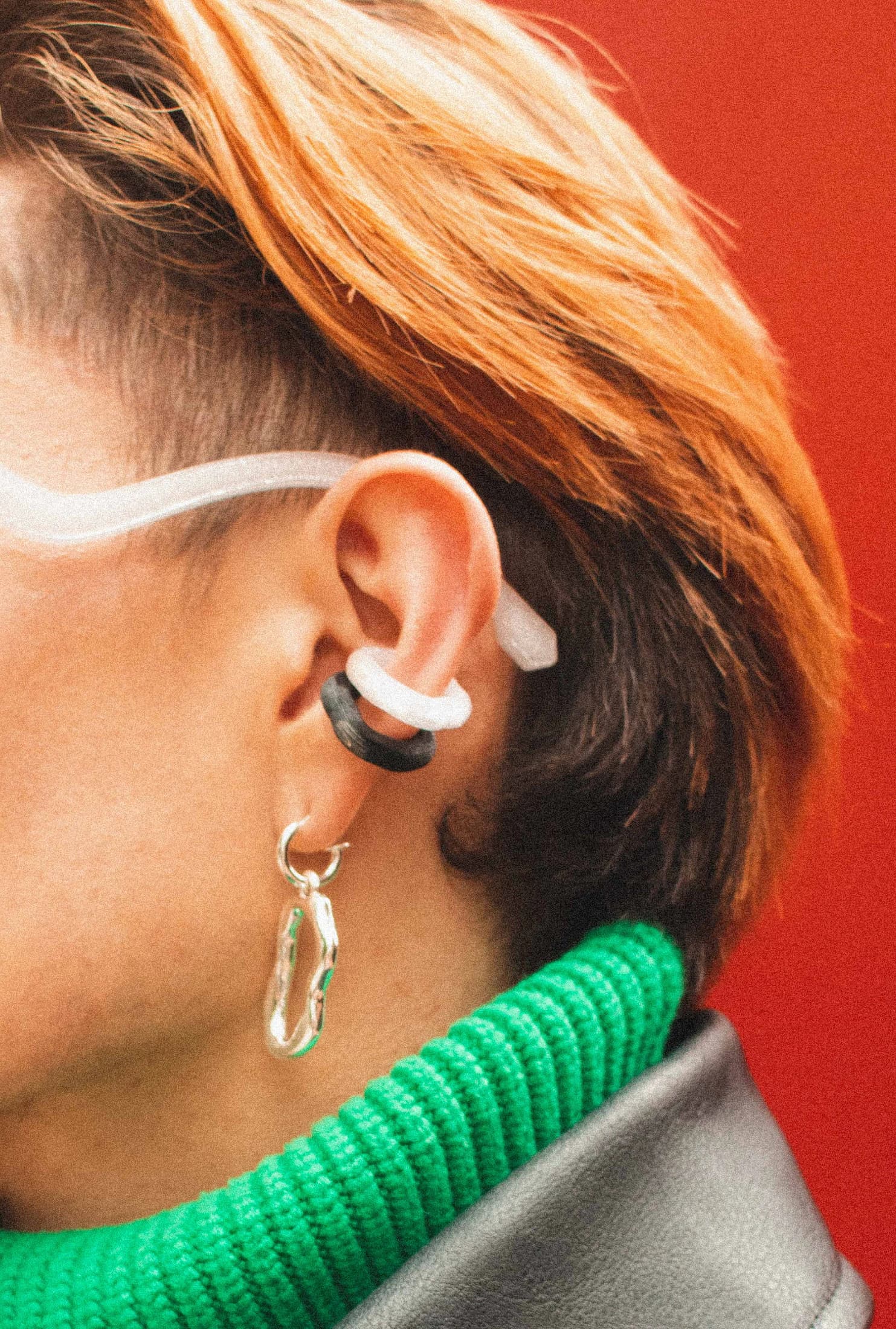3D ear cuff cosmic water small - imagen 24