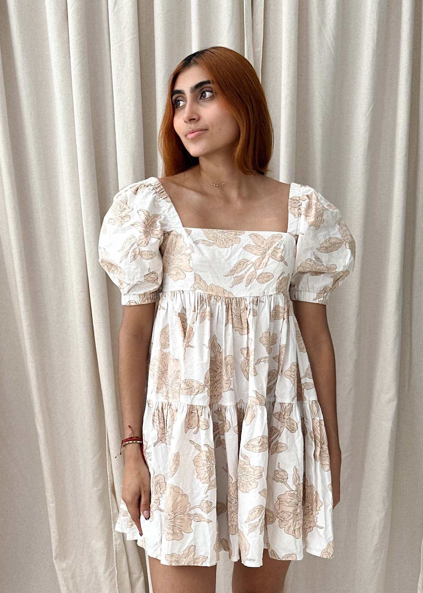 Vestido Muestra Flores