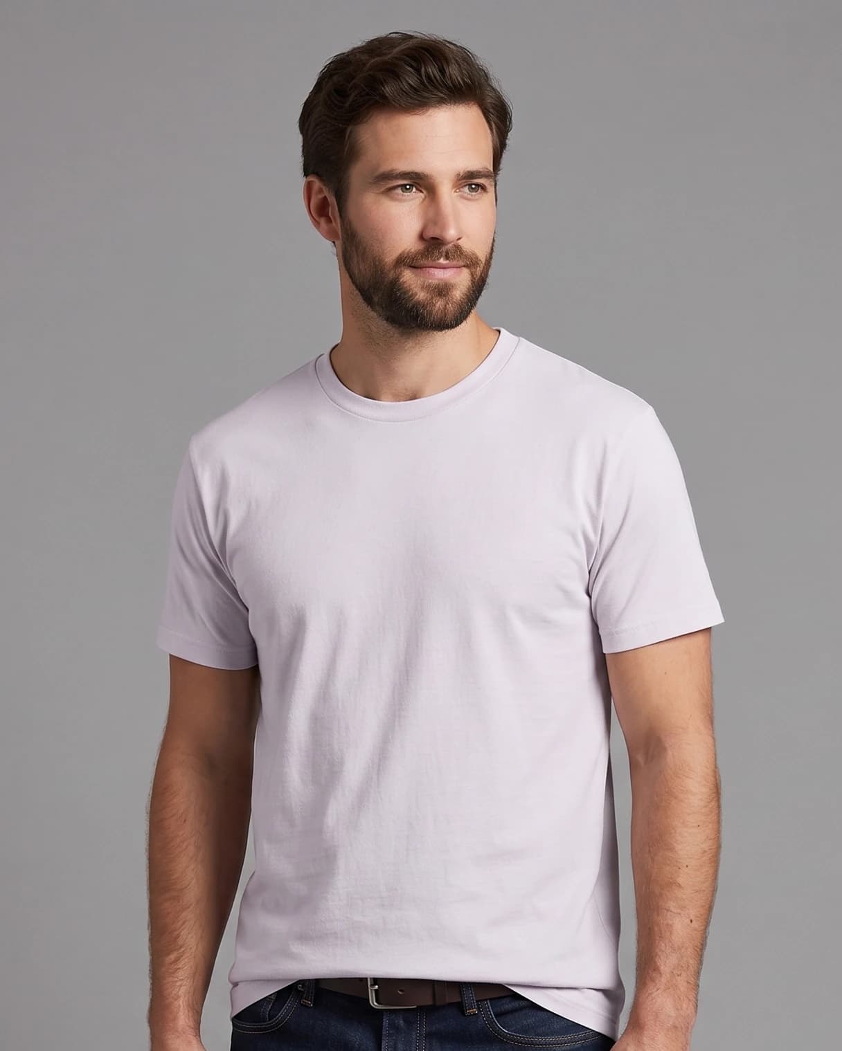Camiseta Basica Premium Cotton Blanca - imagen 1