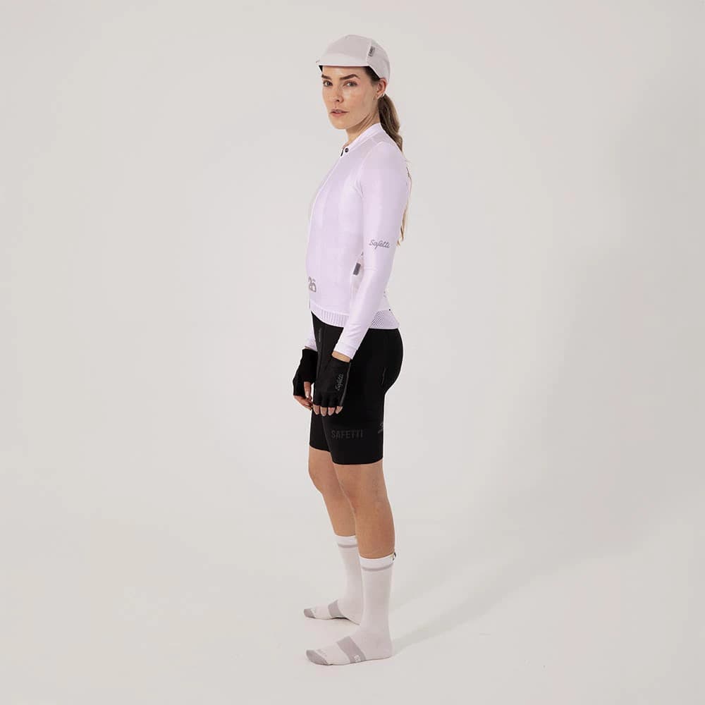 CAMISA CICLISMO MANGA LARGA ESSENTIAL WHITE PARA MUJER - imagen 5