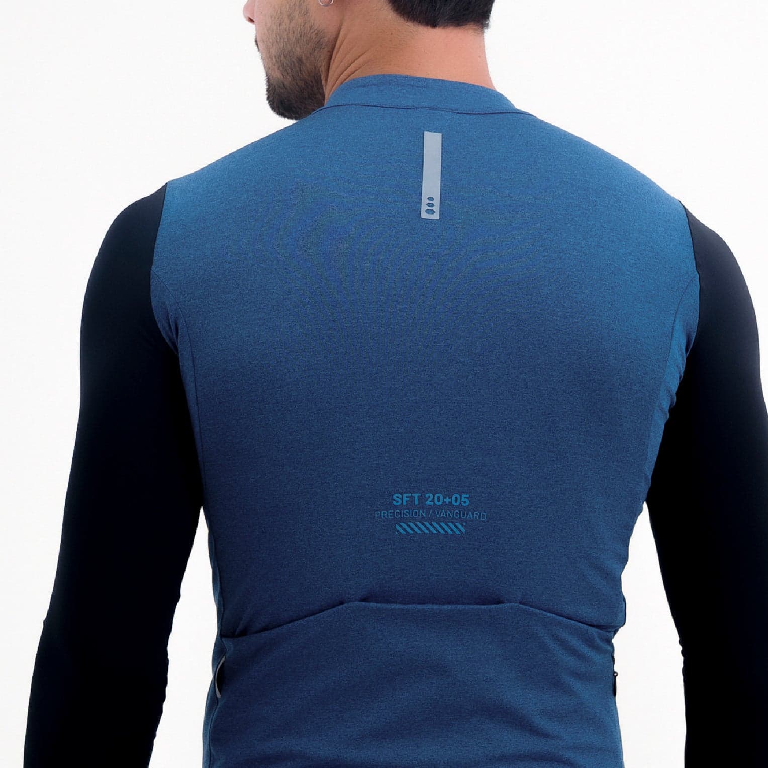 CAMISA CICLISMO MANGA LARGA CLIMATE AZUL PARA HOMBRE - imagen 4