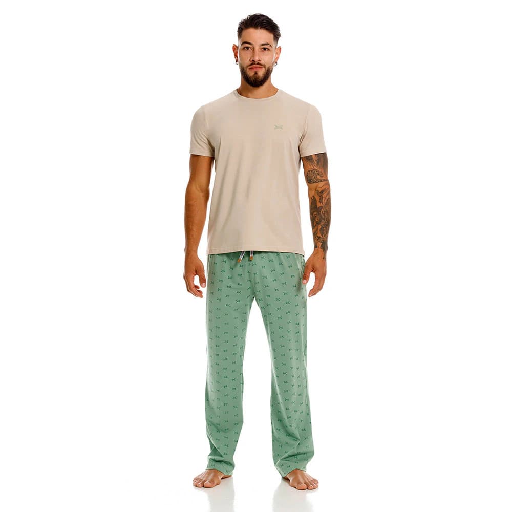 SET PIJAMA LADINO VERDE