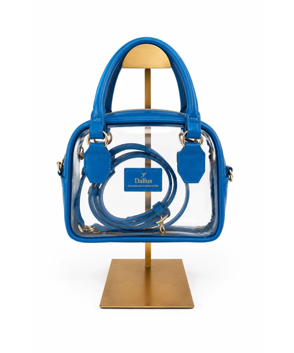 Mini Bolso Transparente Azul - imagen 1