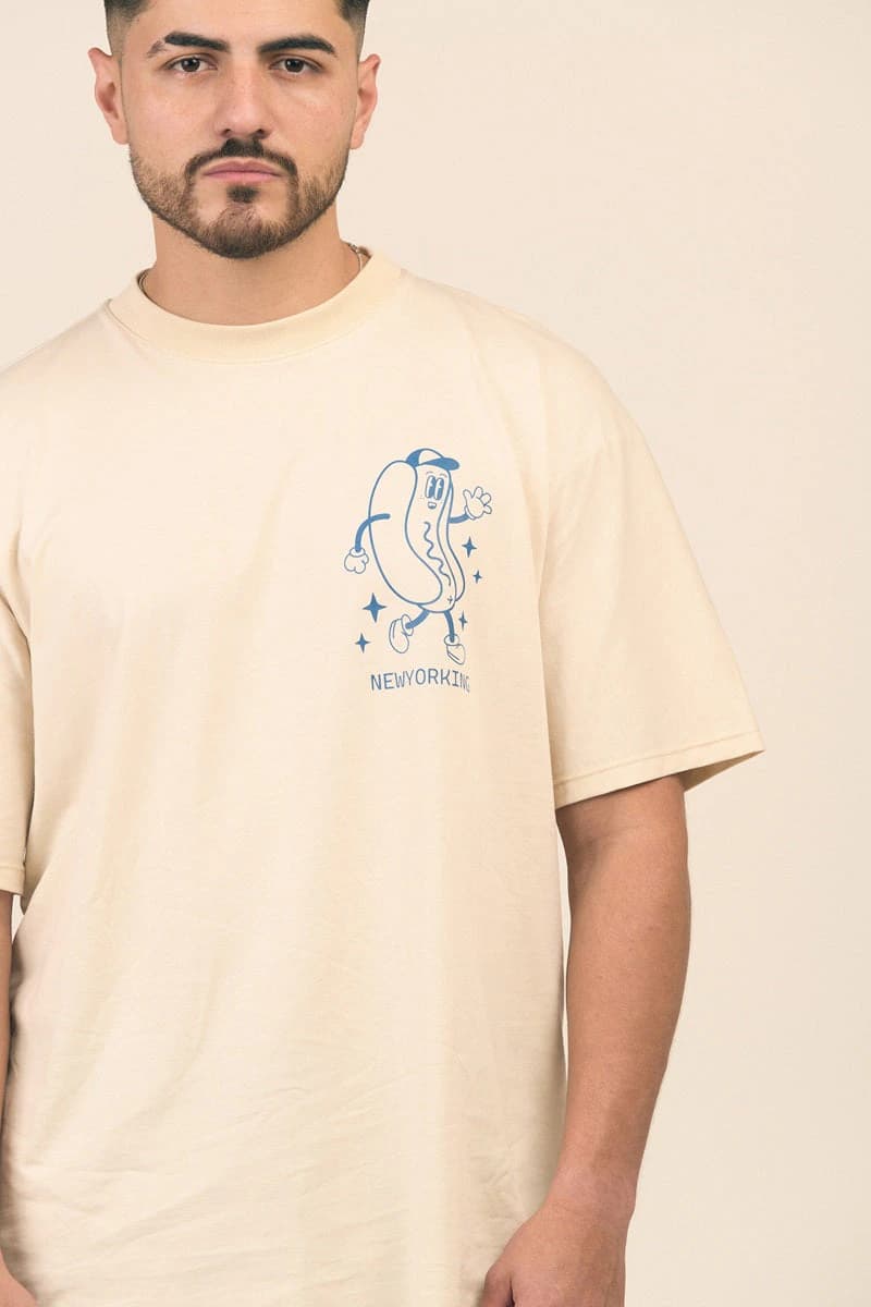 OVERSIZE 200GR BEIGE NEWYORKING - imagen 2