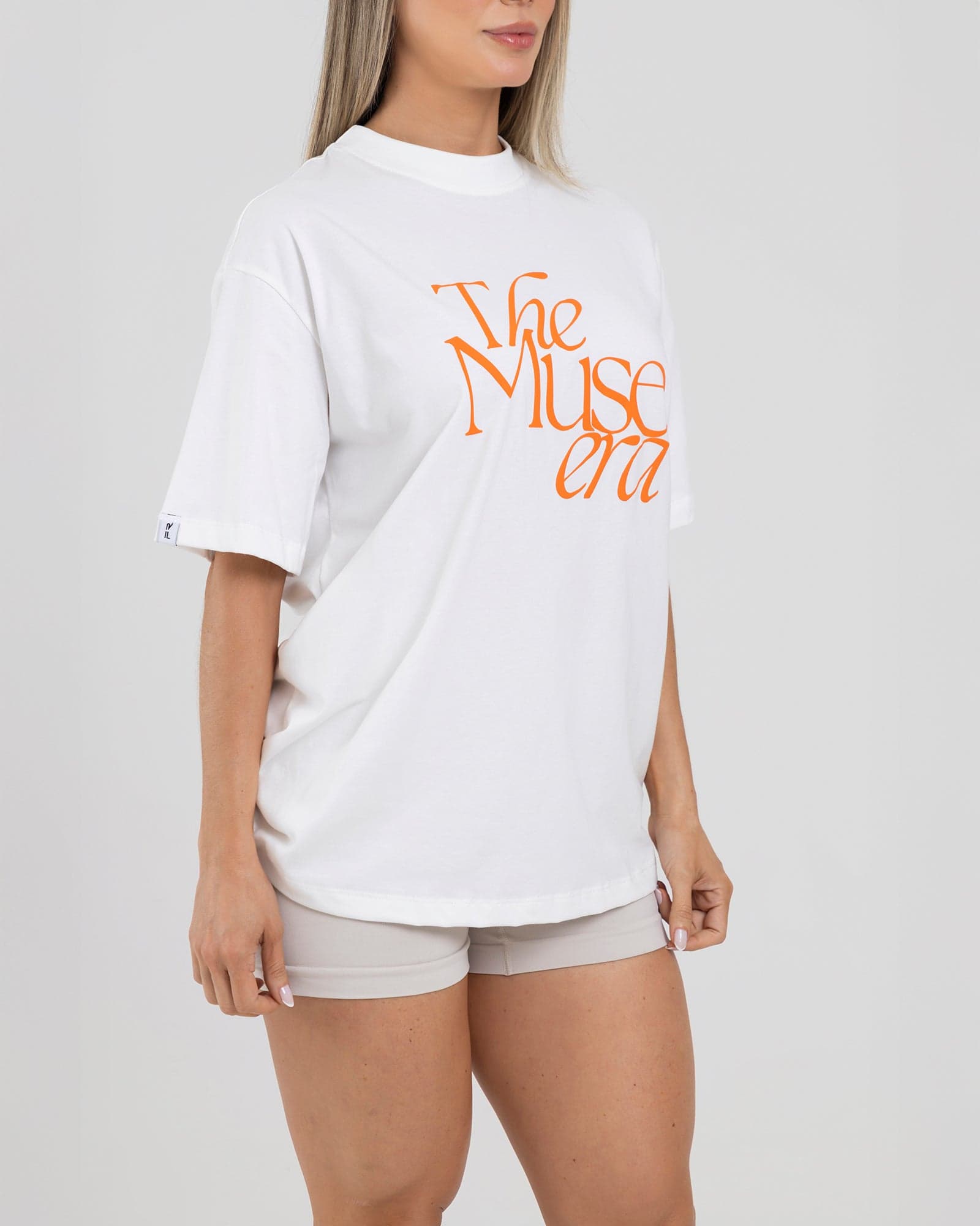 Camiseta oversize muse era marfil genuina - imagen 2
