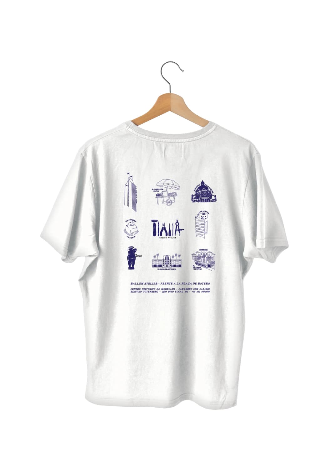 BALLEN CENTRO SHIRT - WHITE