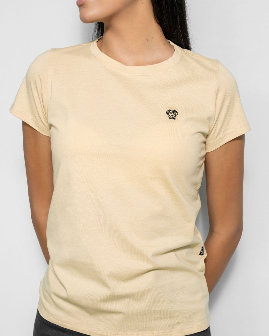 Camiseta Antimanchas de Mujer Beige - imagen 2
