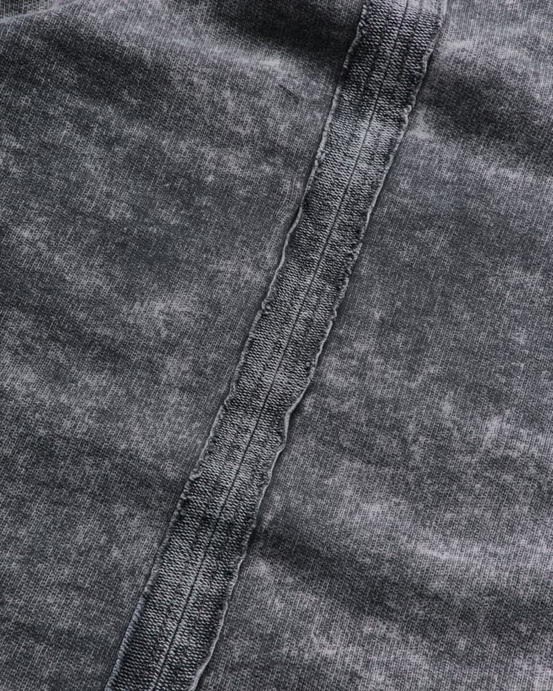 Camiseta Gris Oversize Doble Manga Raw - imagen 4