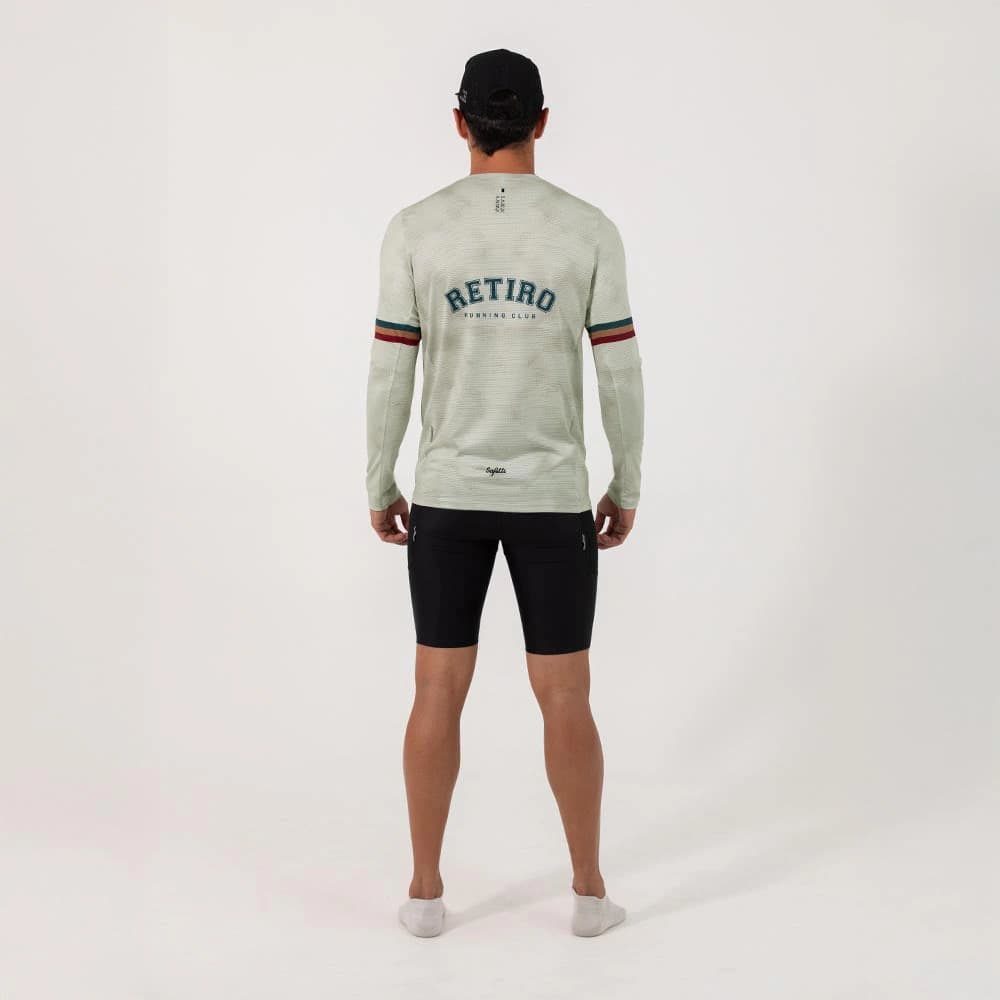 CAMISETA RUNNING MANGA LARGA RETIRO 2025 PARA HOMBRE - imagen 3