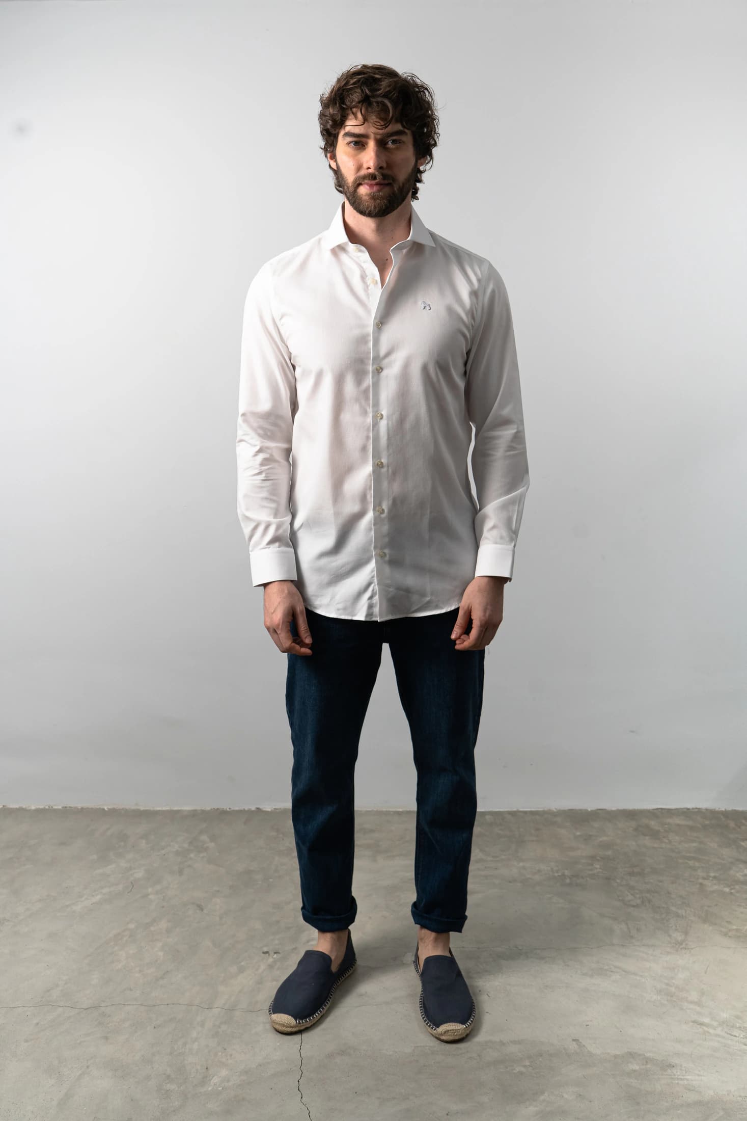 Camisa Manga Larga Blanco