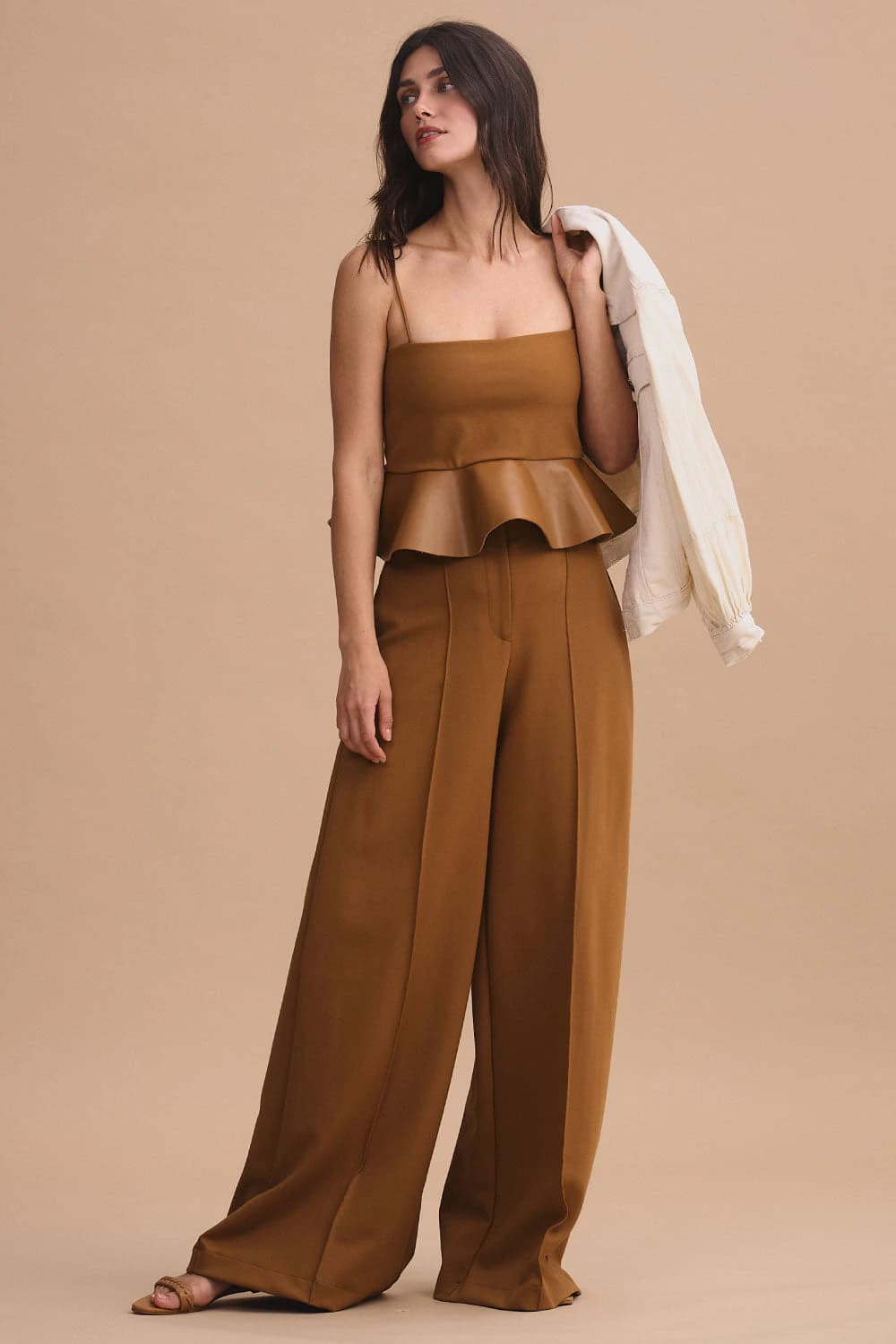 Pantalón new paulette tabaco - imagen 1