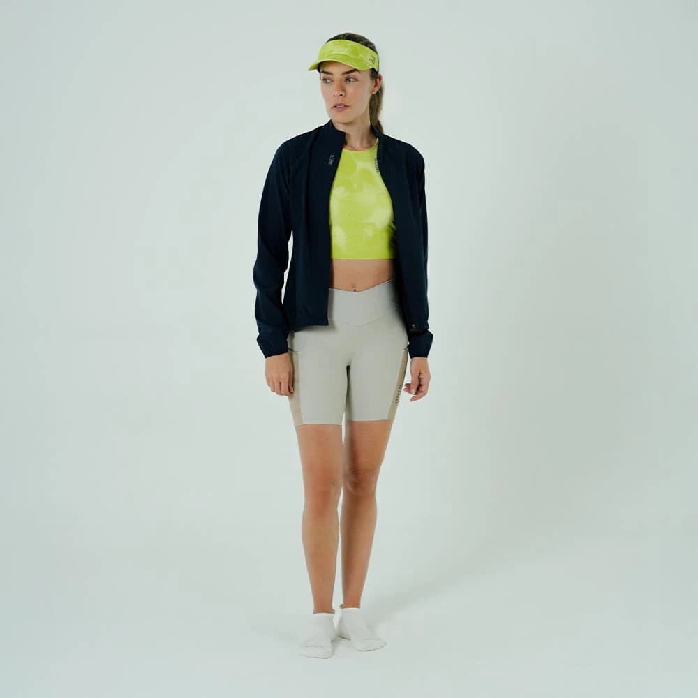 CHAQUETA RUNNING AQUALITE AZUL OSCURO PARA MUJER - imagen 1