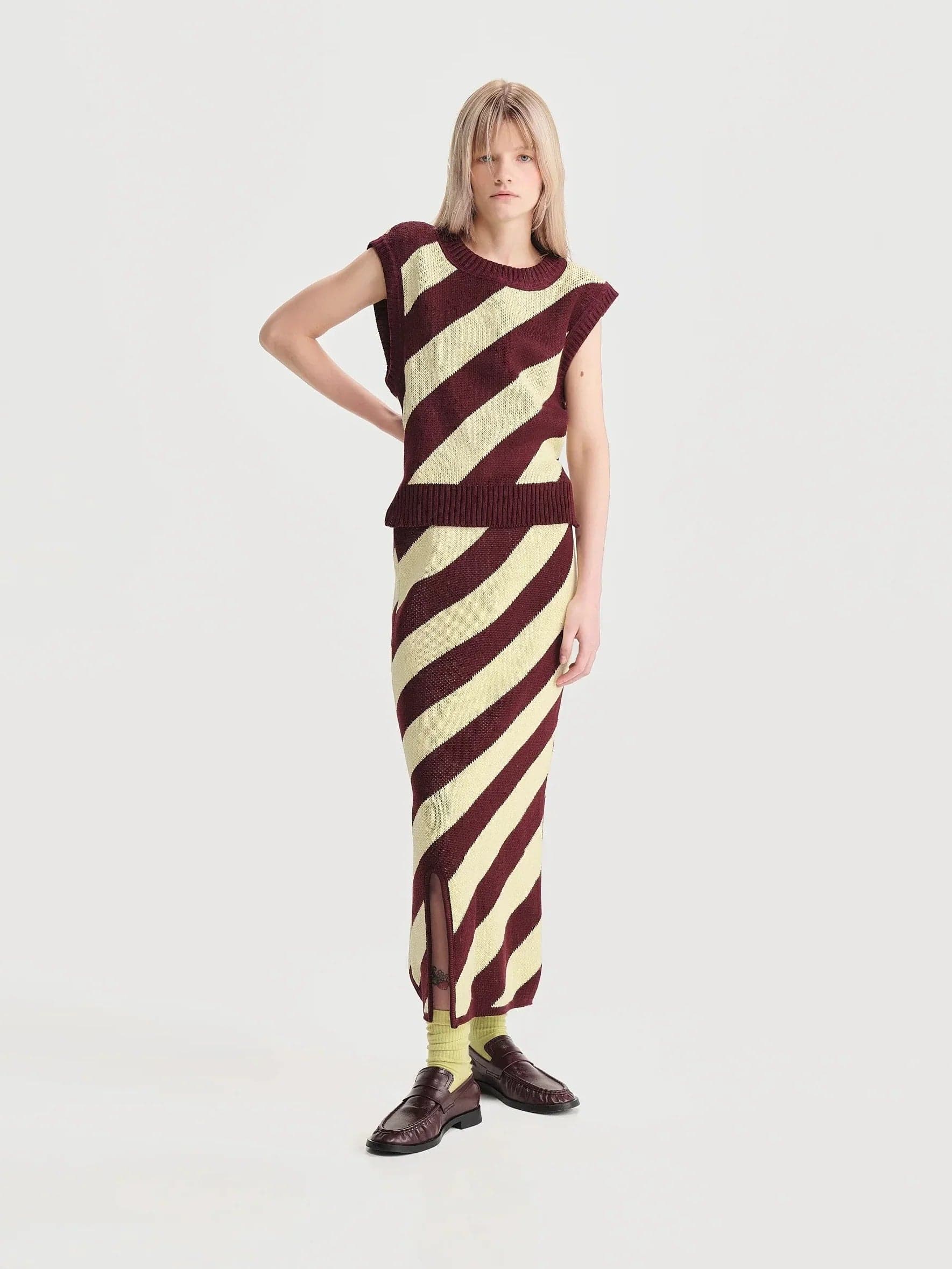 Chaleco Diagonales Mujer - imagen 3