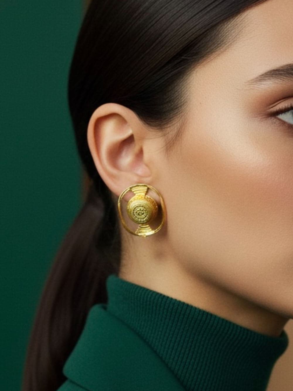 Aretes sombrero vueltiao - imagen 2