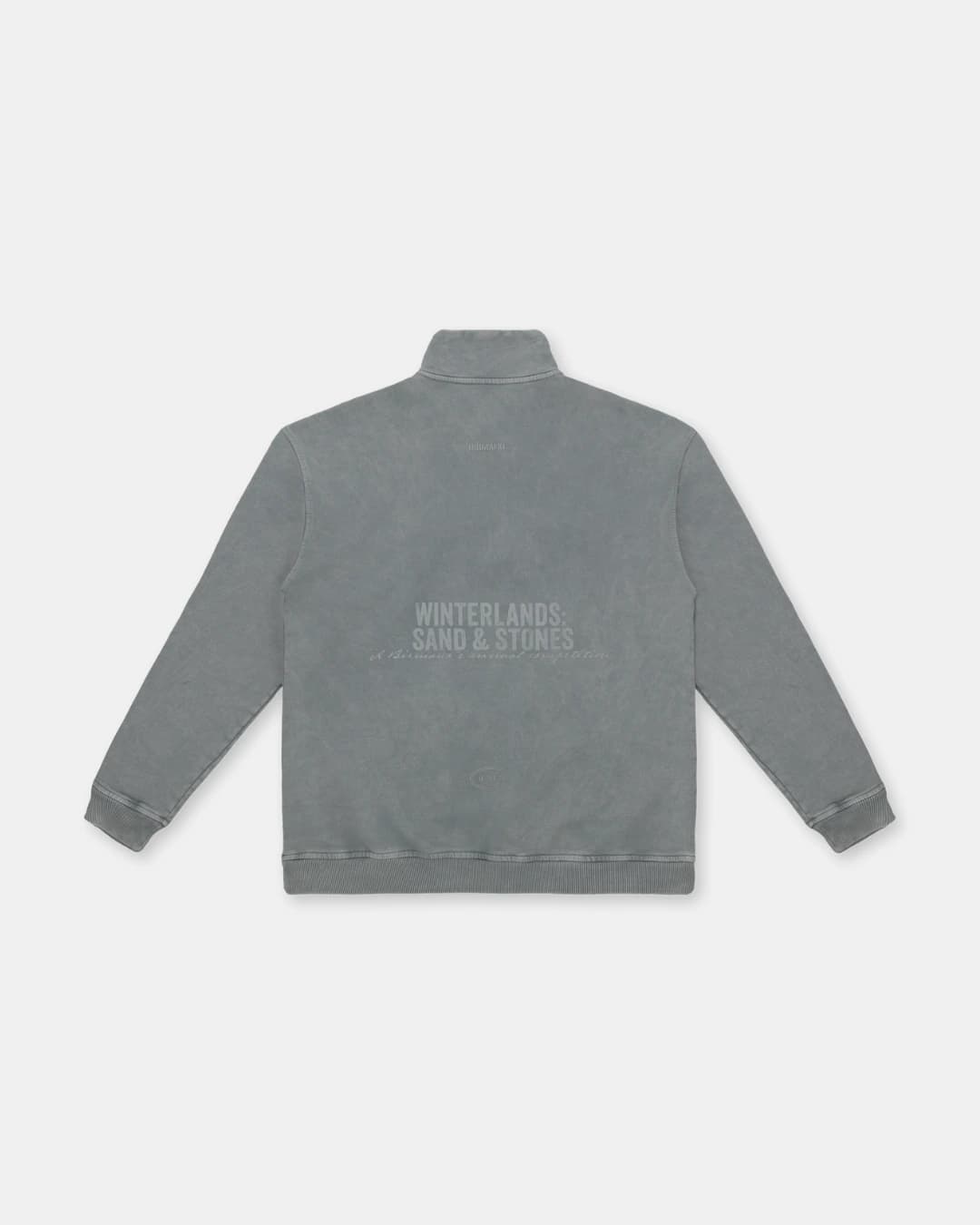 COLD GRAY ZIPPER SWEATER - imagen 1