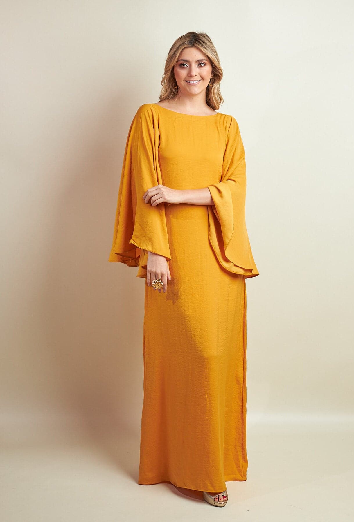 Vestido Damara Mostaza - imagen 1