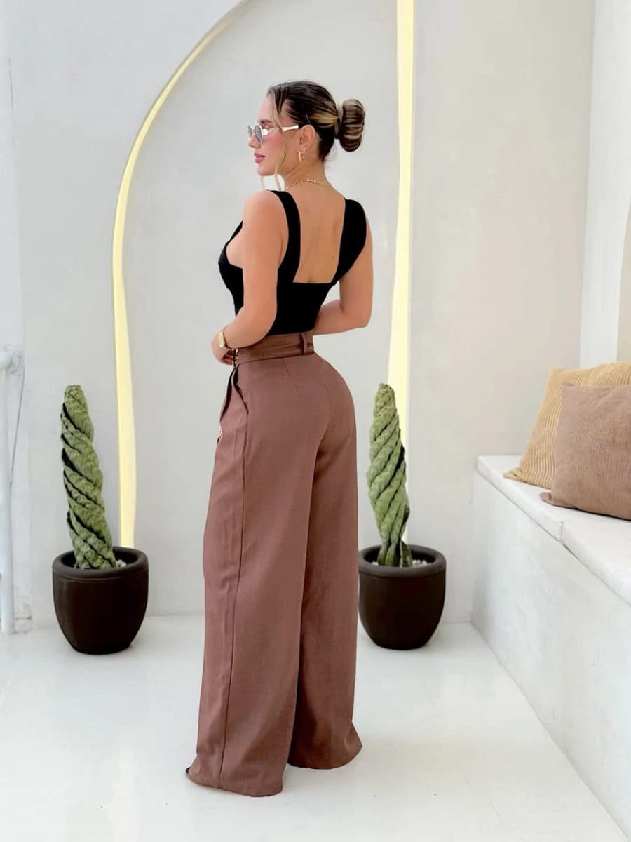 Pantalon coni (mocca) - imagen 2