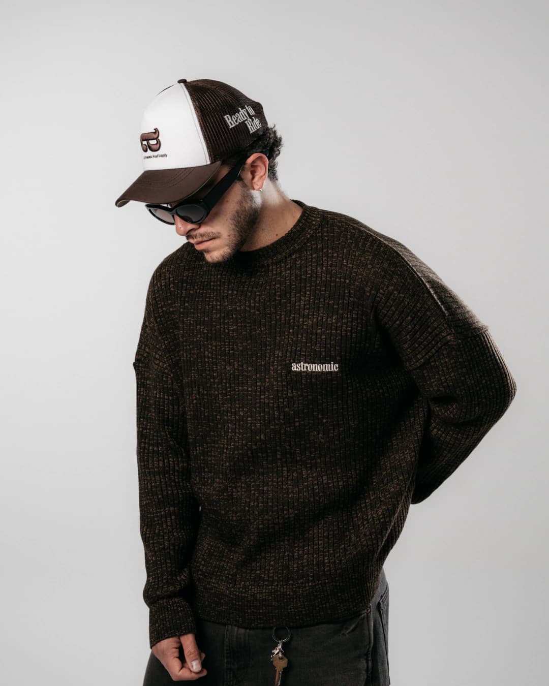 SWEATER READY TO RIDE - CAFÉ CHOCOLATE - imagen 3