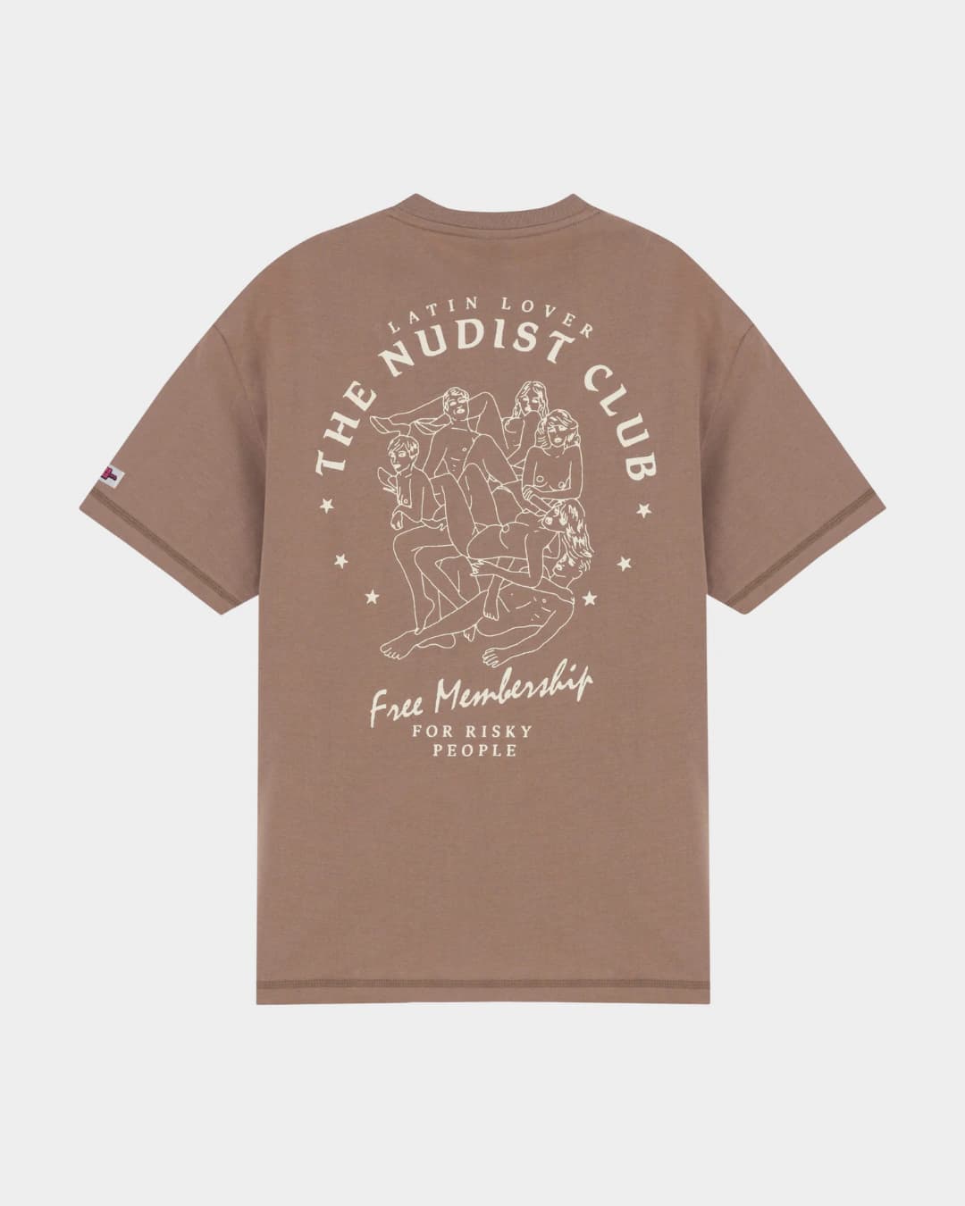 CAMISETA NUDIST CLUB CAFE OVRSIZED - imagen 1