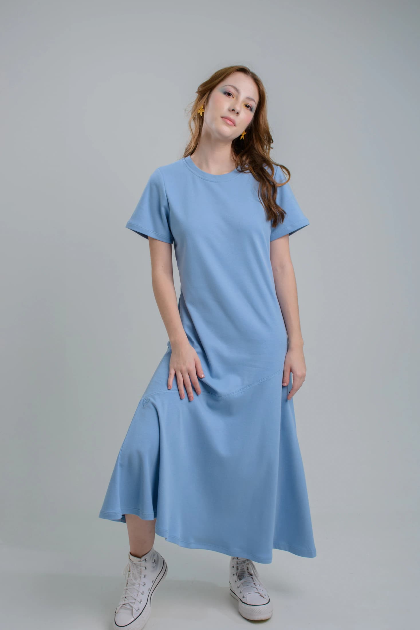 Vestido Caudal Cielo - imagen 4