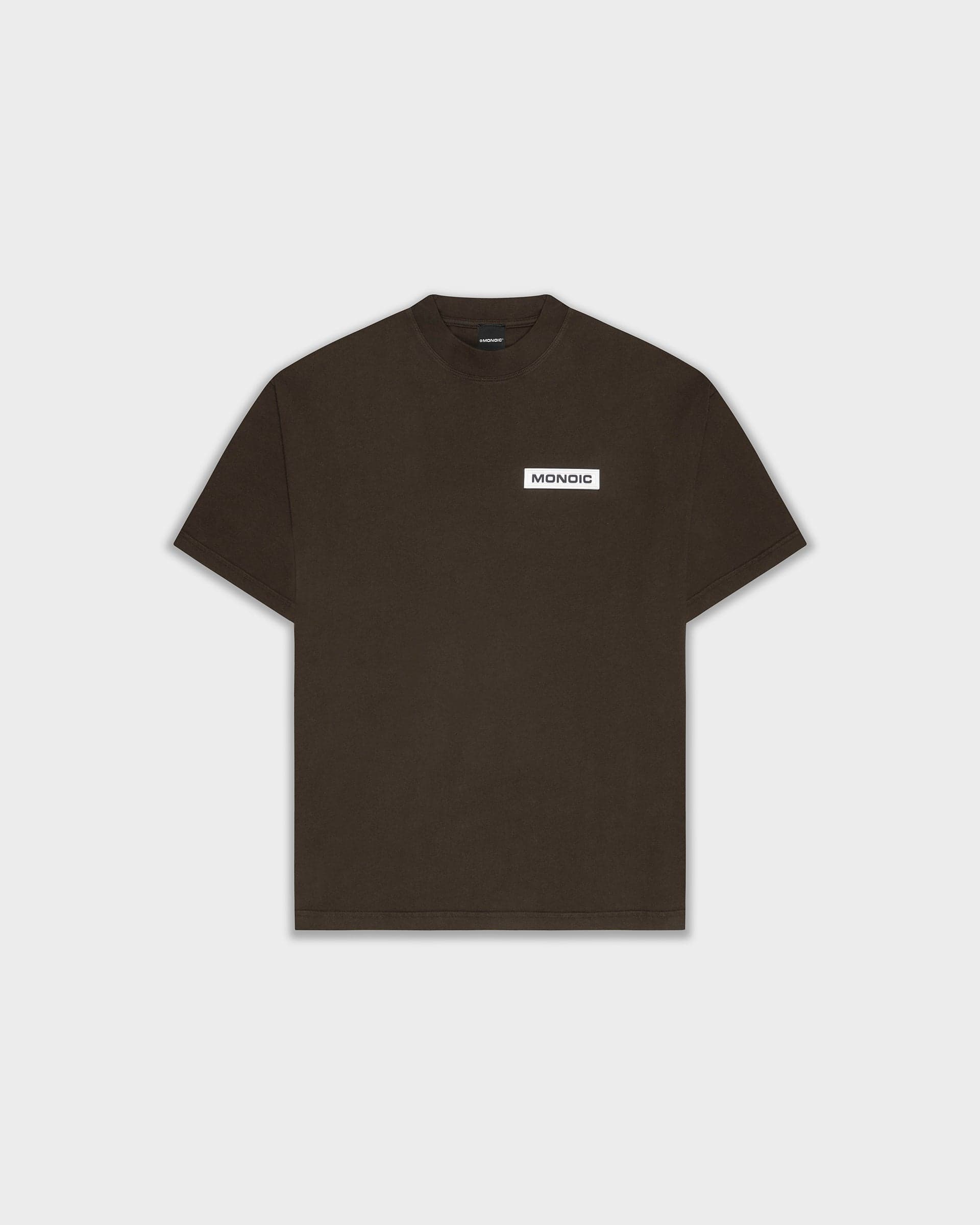 Camiseta Oversized Básica - Café Chocolate Oscuro