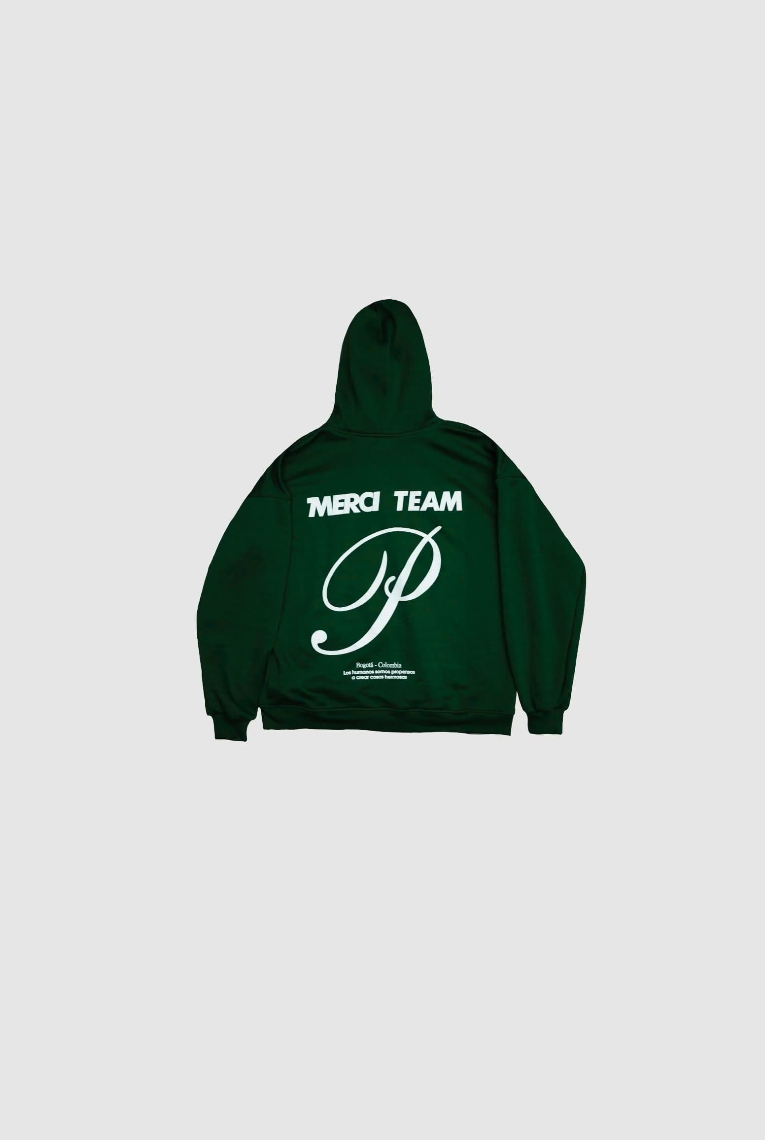 Hoodie Verde Oversize P