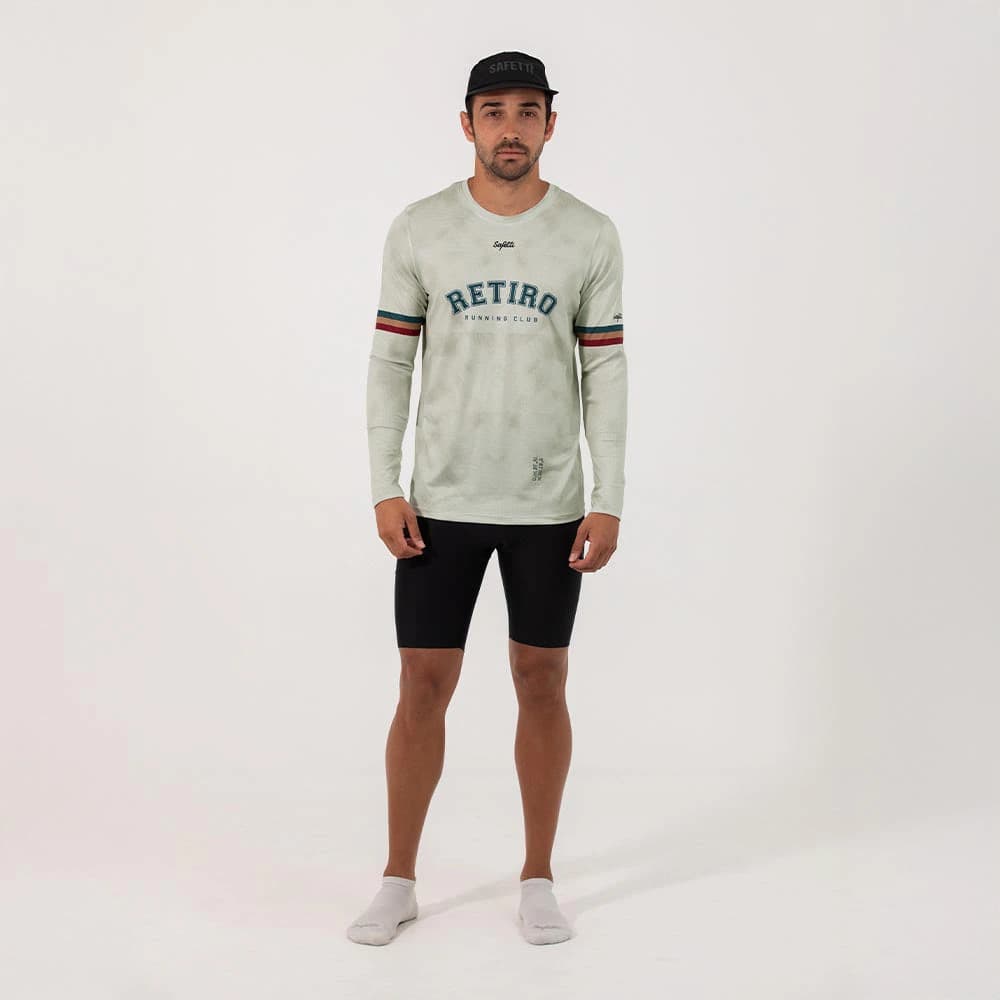 CAMISETA RUNNING MANGA LARGA RETIRO 2025 PARA HOMBRE - imagen 1