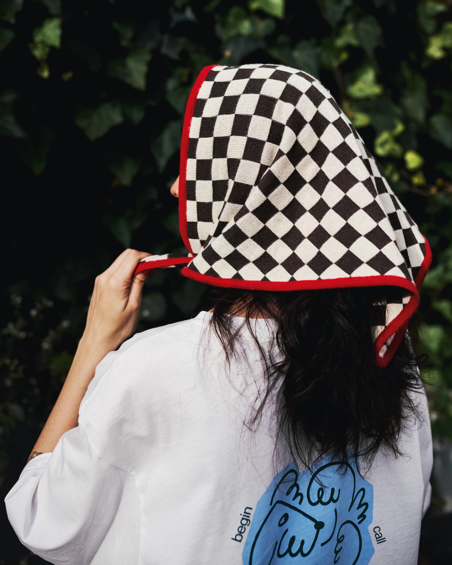 Bandana Tejida Cuadros - imagen 7