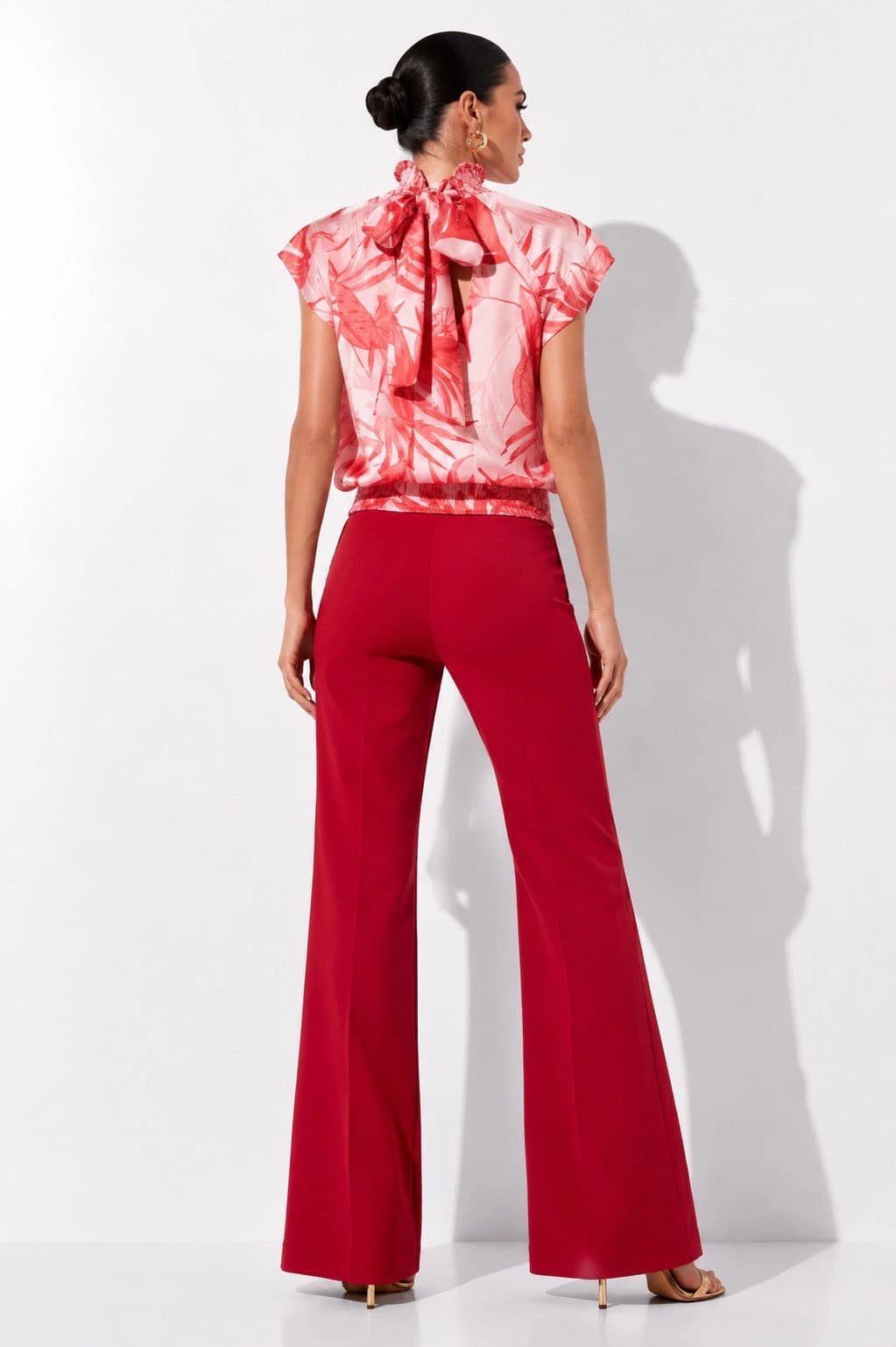 Blusa Brasia Flores Rojas - imagen 2