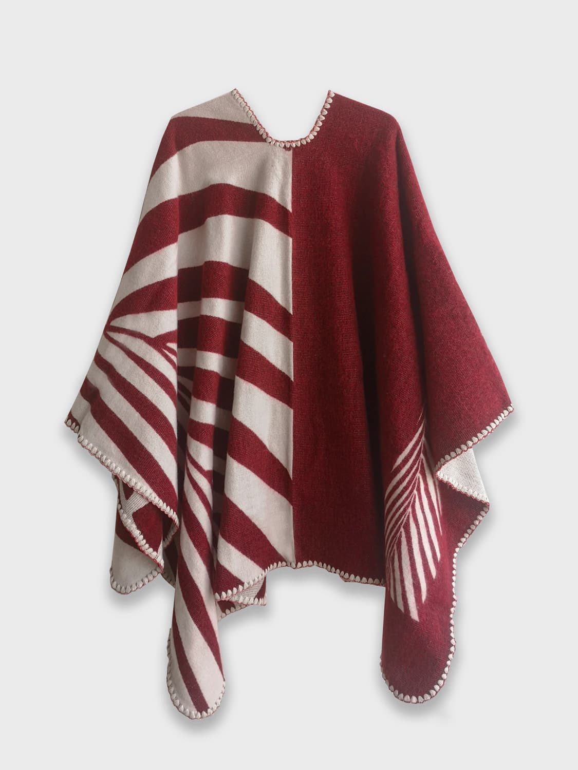 Poncho Natura - Rojo. - imagen 5