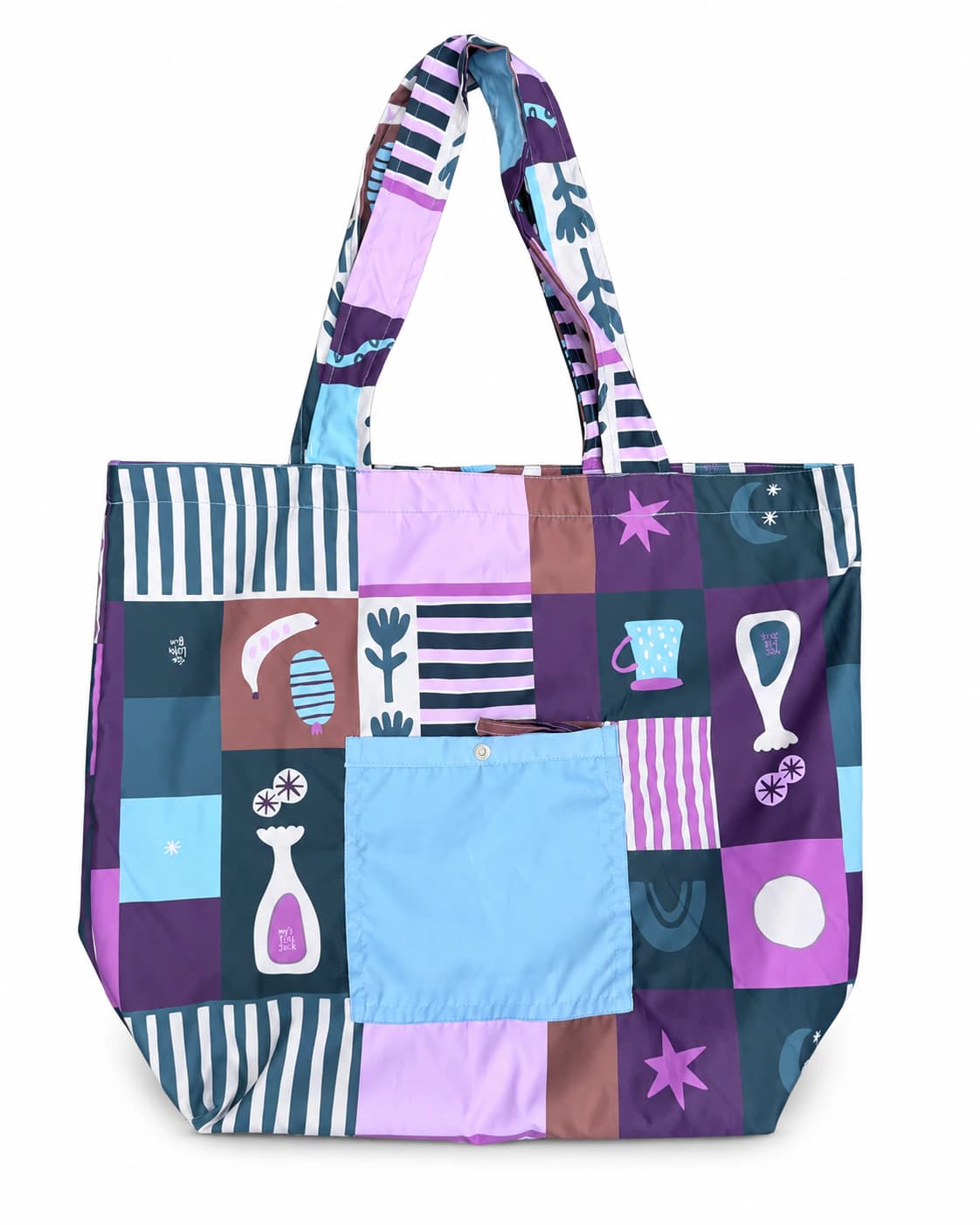Bolsa plegable Morada - imagen 1