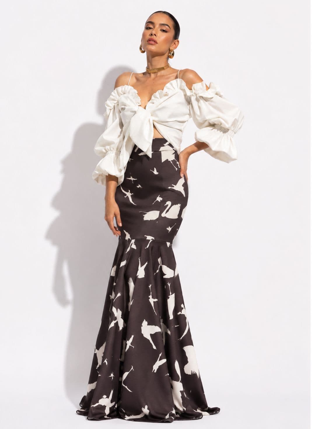 Blusa Tuck Marfil - imagen 2