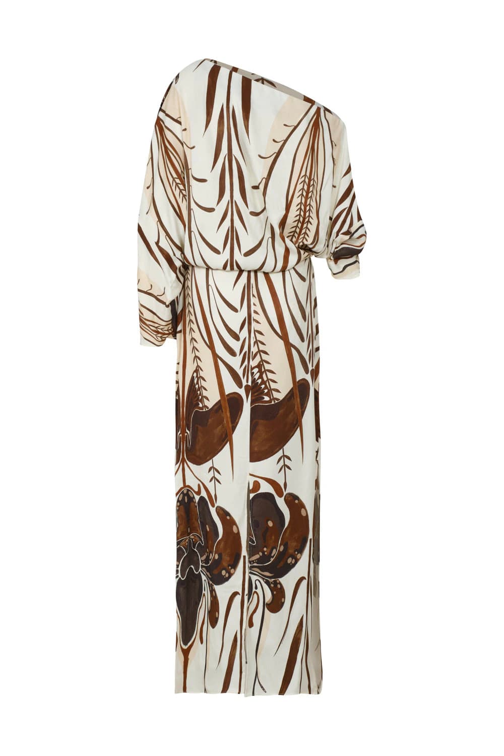 Vestido chengdu ivory coffee - imagen 4